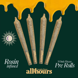 all:hours Hash Burger Rosin Roll Shorties 41261- 41.38% THC