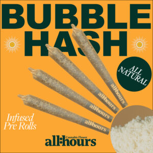 all:hours Banana Acai Mints Bubble Hash Infused Shorties 41283- 40.32% THC