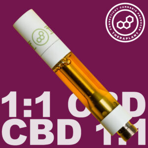 Purple P 1:1 Vape 41033- 33.73% THC/ 32.13% CBD
