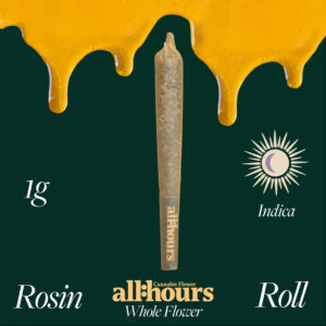 all:hours Blueberry CupCKE Rosin Roll 41020- 36.97% THC