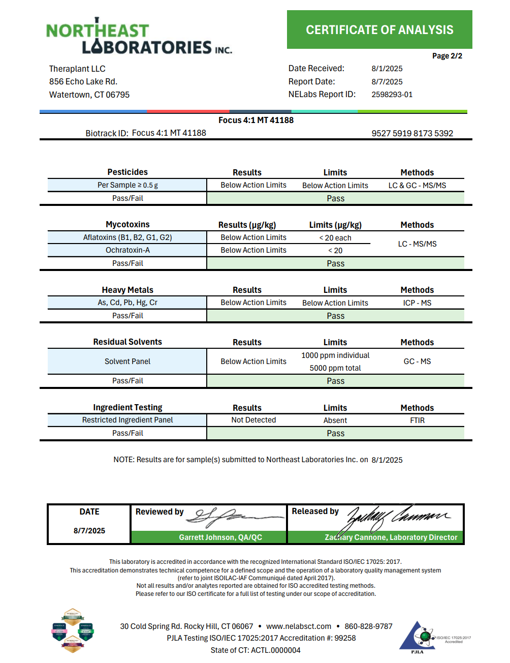 Focus 4:1 MT 41188-74.32% THC: 18.33% CBG - Image 4